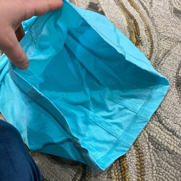 💕 Lululemon turquoise orange work out tank sz Small 💕 - Picture 7 of 7